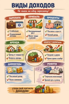 Разнообразие источников дохода: как заработать, не сидя в офисе