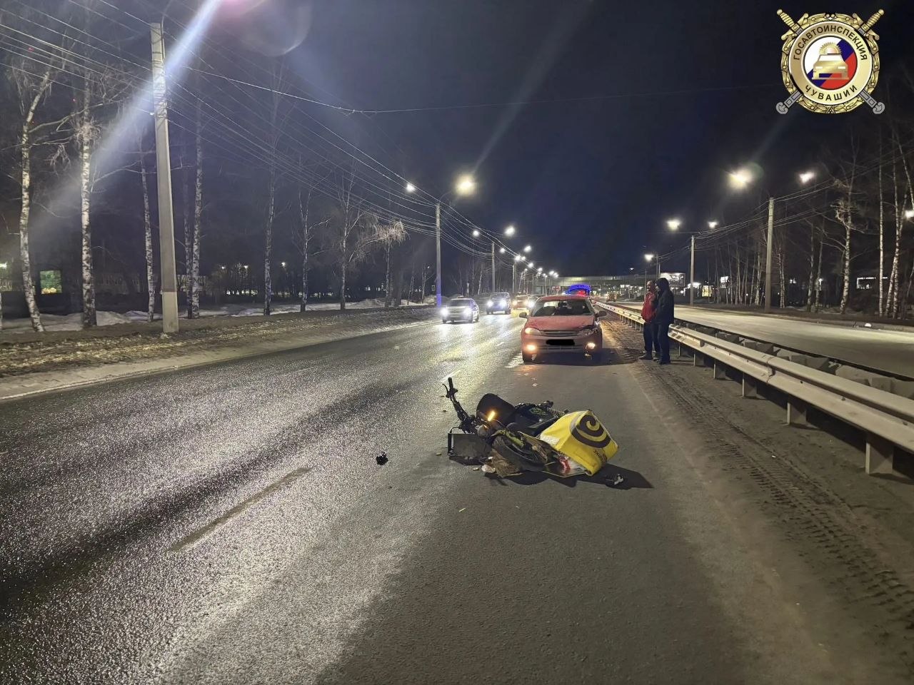 22 марта, около 19:30 на Марпосадском шоссе, у дома №4 корпус 1, произошло ДТП с участием автомобиля и электровелосипеда 22 марта, около 19:30 на Марпосадском шоссе, у дома №4 корпус 1, произошло ДТП с участием автомобиля и электровелосипеда