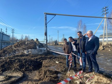 Продолжается подготовка к капитальному ремонту Лапсарского проезда