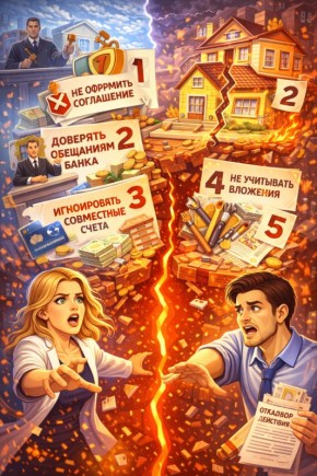 Как избежать потери квартиры при разводе: 5 распространенных ошибок
