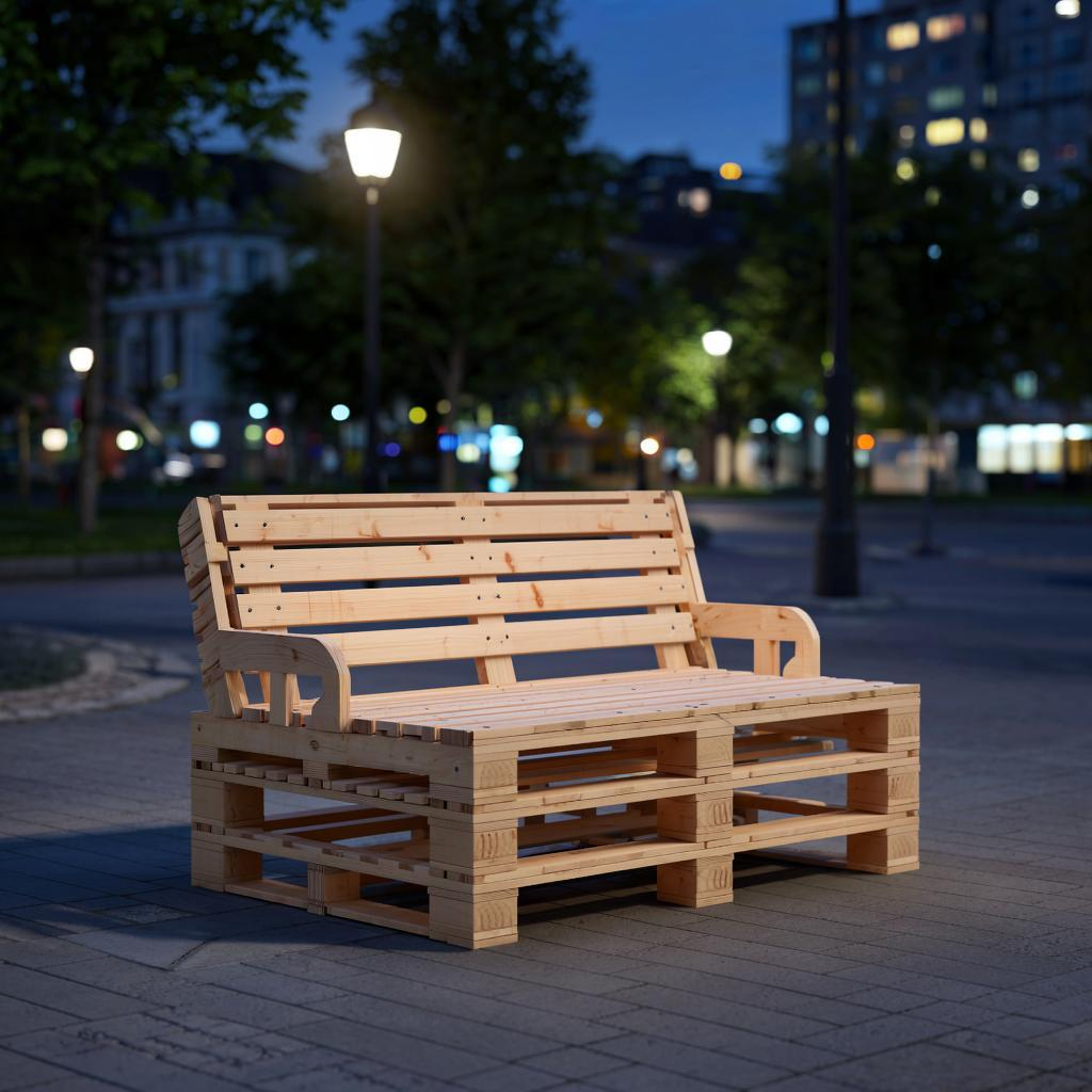 Скамейка-трансформер из паллет: создайте стильную мебель почти бесплатно