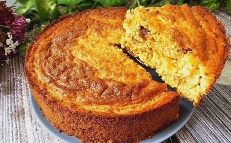 Овсяный пирог с яблоком и морковью: легкость и здоровье на десерт