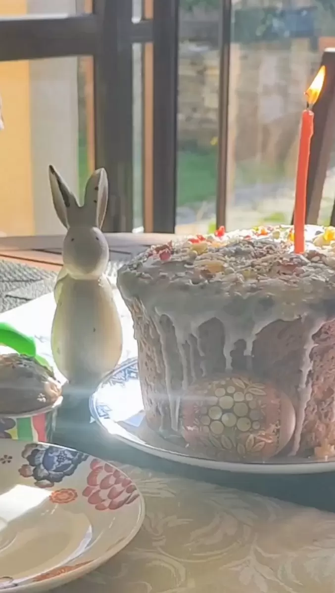 Пасхальный кулич с шафраном: мягкость и аромат в каждой ломтике