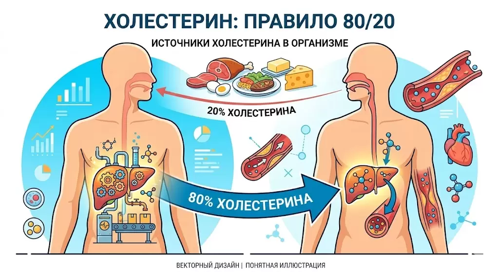 Снижение холестерина: почему диеты не приносят результатов