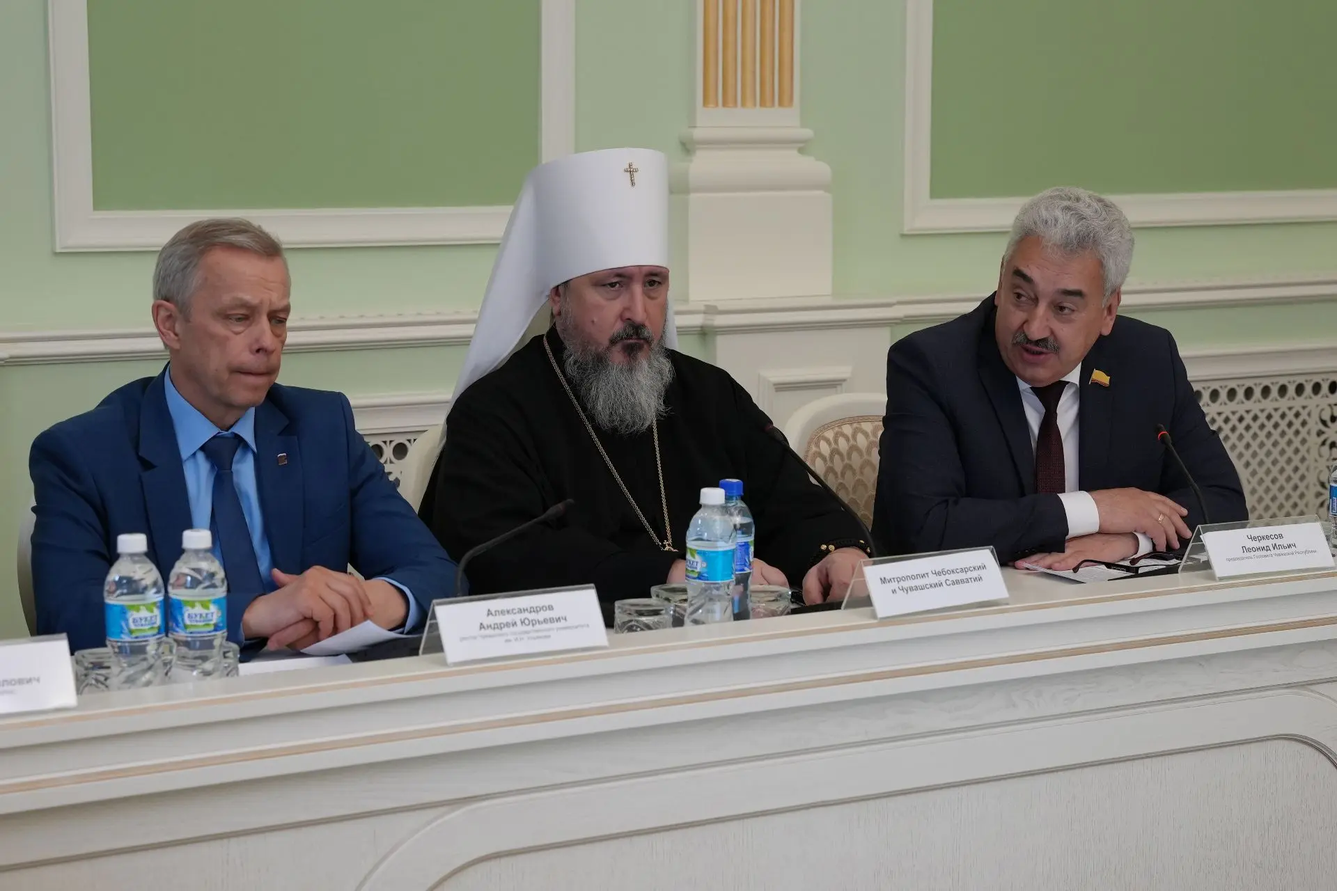 Леонид Черкесов: В Чебоксарах прошло выездное совещание Всемирного Русского Народного Собора под председательством Митрополита Чебоксарского и Чувашского Савватия Леонид Черкесов: В Чебоксарах прошло выездное совещание Всемирного Русского Народного Собора под председательством Митрополита Чебоксарского и Чувашского Савватия