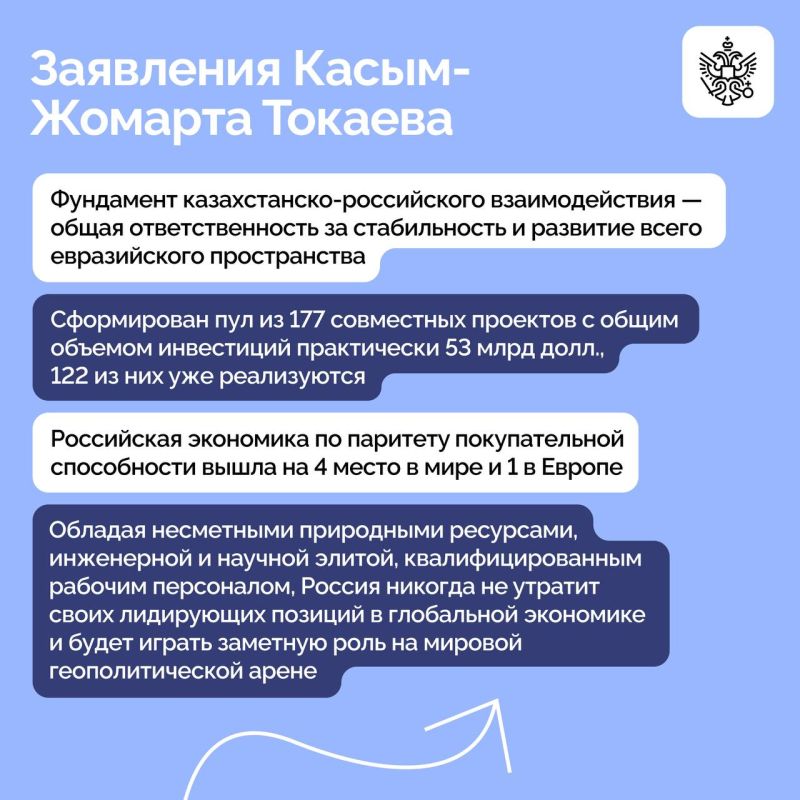 Владимир Путин в ходе государственного визита в Республику Казахстан провел переговоры с Касым-Жомартом Токаевым Владимир Путин в ходе государственного визита в Республику Казахстан провел переговоры с Касым-Жомартом Токаевым