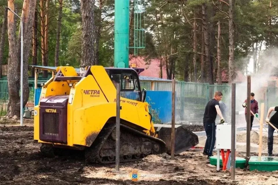 В детском лагере «Волна» завершаются работы