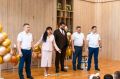 Станислав Трофимов вместе с прокурором Чувашии Эдуардом Гиматовым и депутатом Госсовета Сергеем Мельниковым посетили детский сад «Асам»