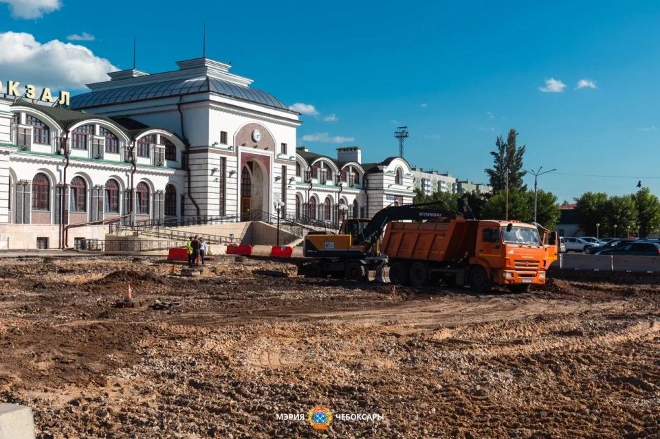 Станислав Трофимов: В Чебоксарах продолжается масштабная реконструкция площади трёх вокзалов