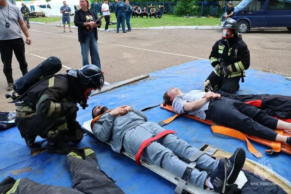 Пожарные Чувашии вошли в тройку лучших в Поволжье