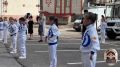 В Чебоксарах полицейские провели акцию «Зарядка со стражем порядка», приурочив ее дню образования Чувашской милиции