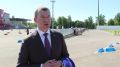 Министр спорта России Михаил Дегтярёв оценил динамику развития спортивной инфраструктуры региона: посетил стадион «Олимпийский», лыжероллерную трассу, а также строящийся Дворец водных видов спорта