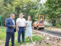 Ремонт тротуаров на улице Эльгера выходит на финишную прямую