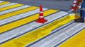В Чебоксарах обновляют дорожную разметку у школ к 1 сентября