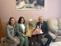 От всей души вместе с заместителем по социальным вопросам города Новочебоксарска Венерой Викторовной мы поздравили с 95-летним юбилеем уважаемую Петрову Антонину Андреевну, труженицу тыла Великой Отечественной войны!