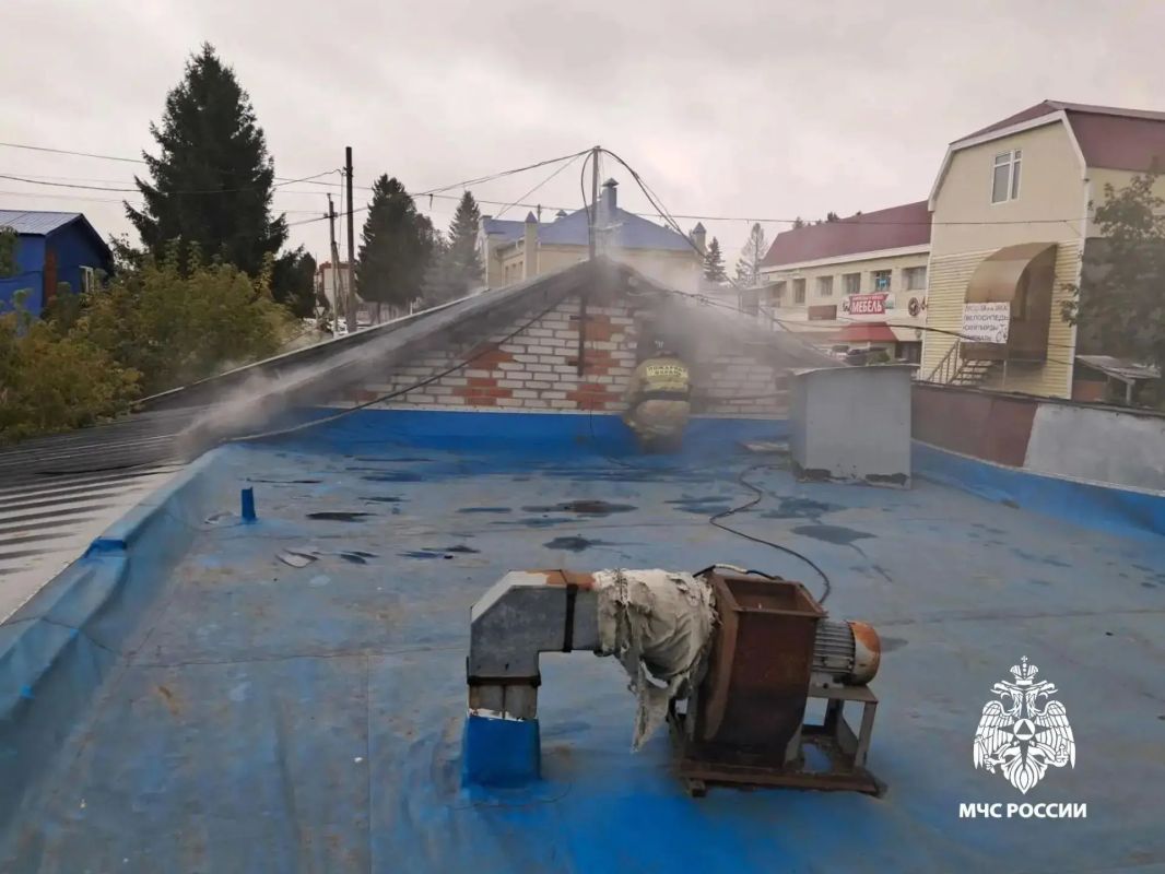 Пожар в кафе в селе Моргауши Пожар в кафе в селе Моргауши