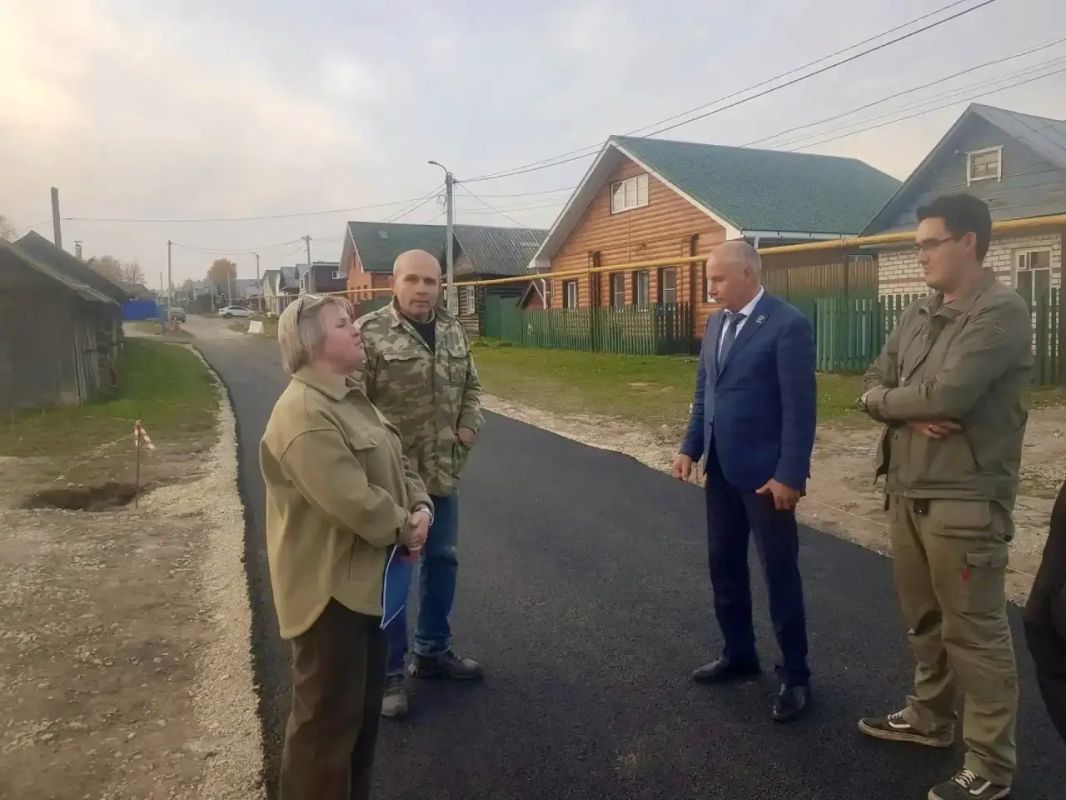 Хорошие новости из Ольдеево! Мы завершили первый этап дорожных работ на участке от улицы Промышленной